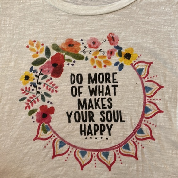 Natural Life “Do more of what makes you happy” tshirt XL - Picture 4 of 5